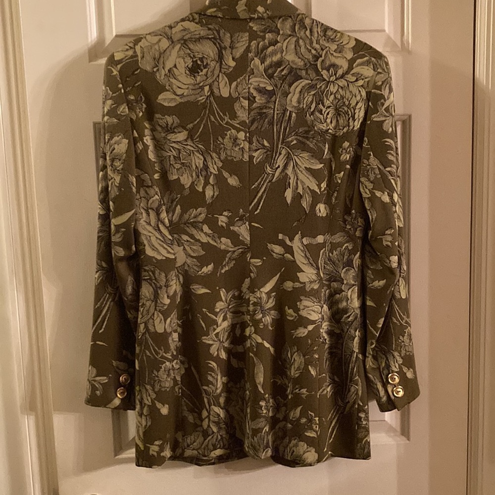 Italian Designer Wool Blazer, - Picture 2 of 4